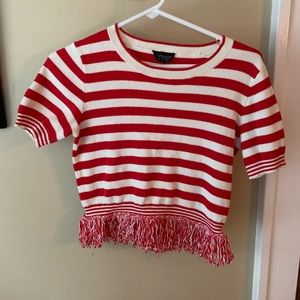 Red and White Crop Too